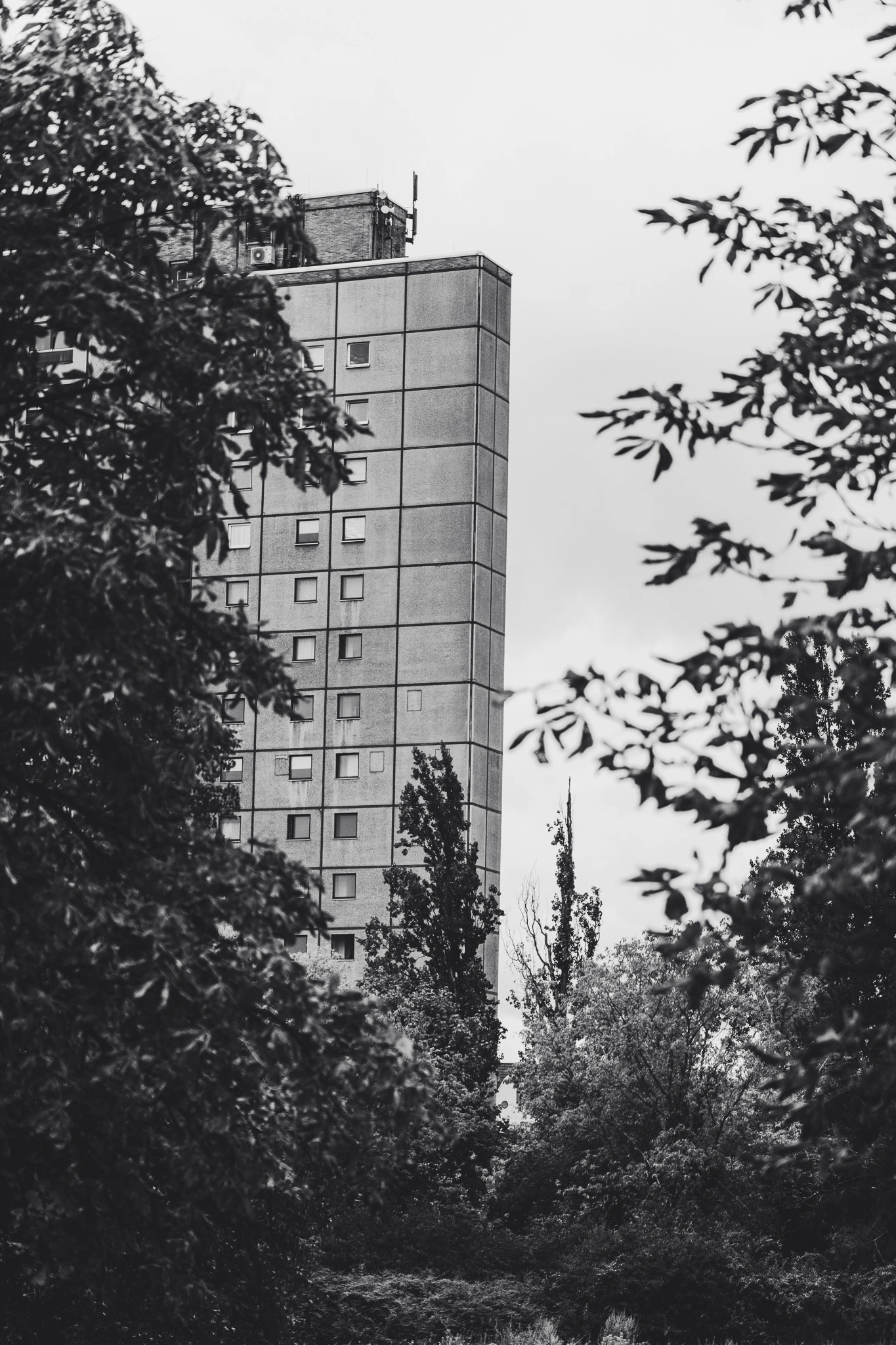 Residential high-rise detail
