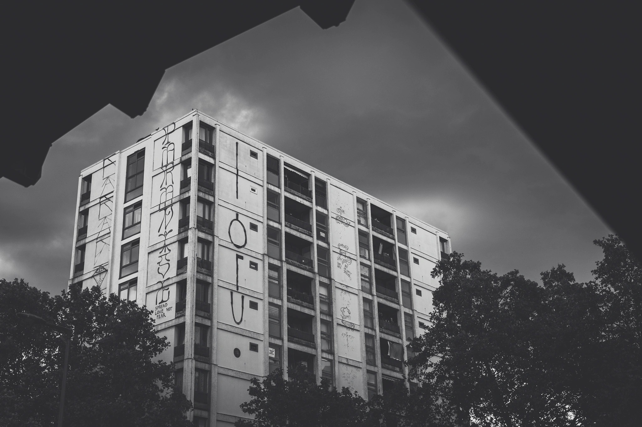 Concrete housing at Kottbusser Tor
