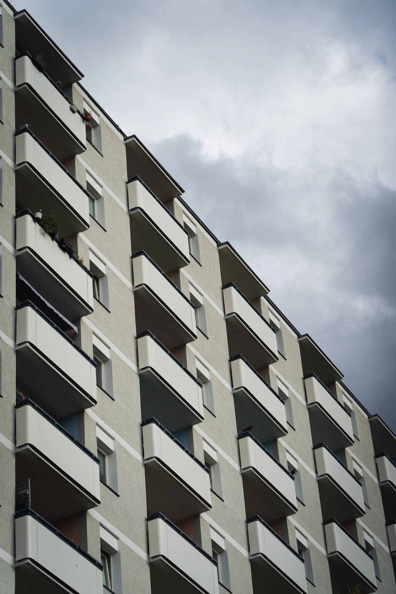 Residential block facade study